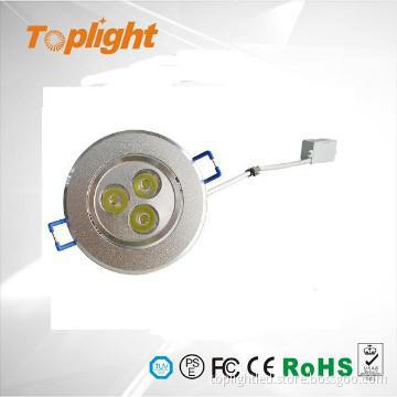 1x3W 2pin Super Bright 120 degrees Ceiling LED down Light